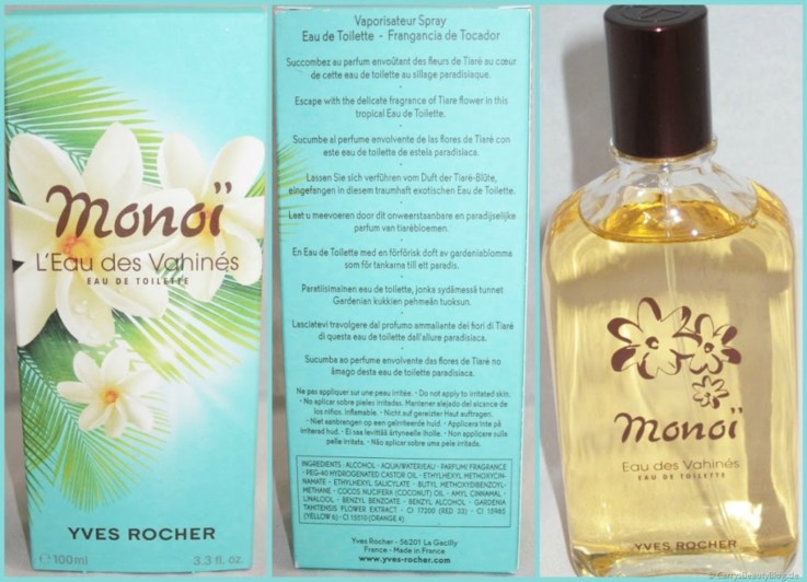 Yves Rocher Monoi de Tahiti Eau de Toilette | Living the Beauty
