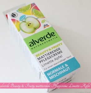 alverdebeautyfruitymattierendepflegecremelimetteapfel