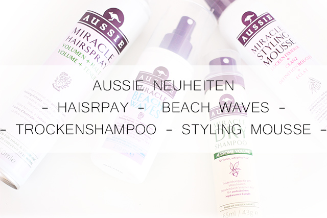 Aussie Haarspay Beach Waves Salzspray Trockenshampoo Styling Mousse Living The Beauty