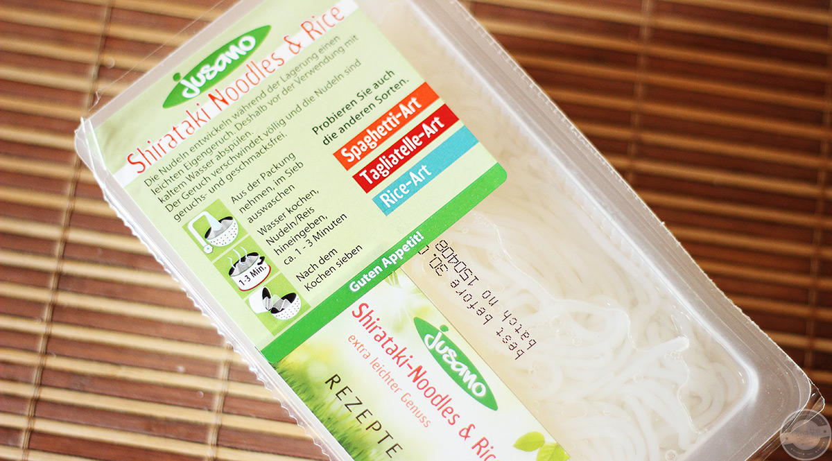 Shirataki Nudeln Eine gute low carb Alternative Living the Beauty