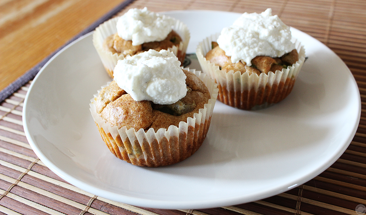 Rezept | Sommerliche Gemüsemuffins mit Frischkäse Topping (Summer ...