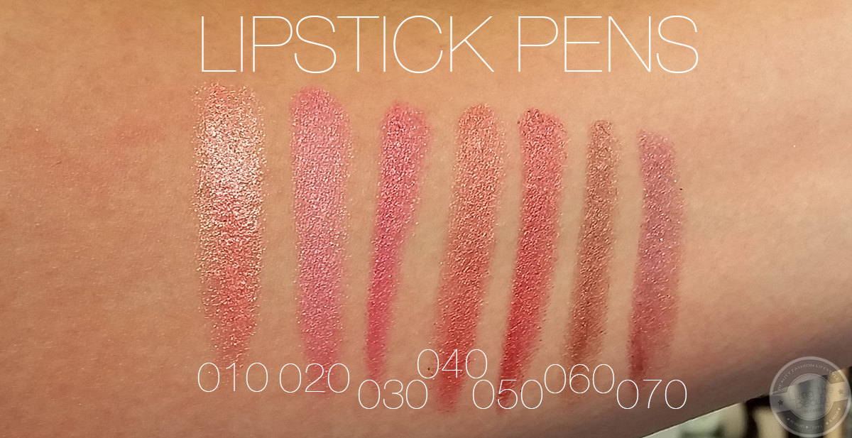 Swatches der Lippenrodukte von Trend it up + Review Ultra Matte
