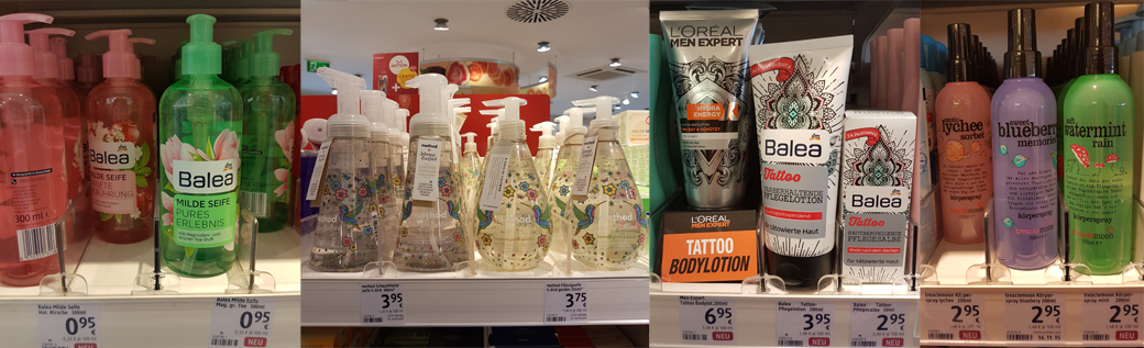 balea-jamaica-vibes-original-source-palmolive-duschschaum Neu bei dm | KW 09 loreal-botanicals-cocolab-trockenshampoo-got2b Neu bei dm | KW 09 balea-milde-seife-tattoo-pflege-method-johanna-basfordtreaclemoon-koerperspray Neu bei dm | KW 09