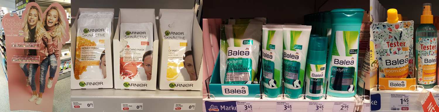 Lelibobble, Garnier Masken, Balea Bodylotions