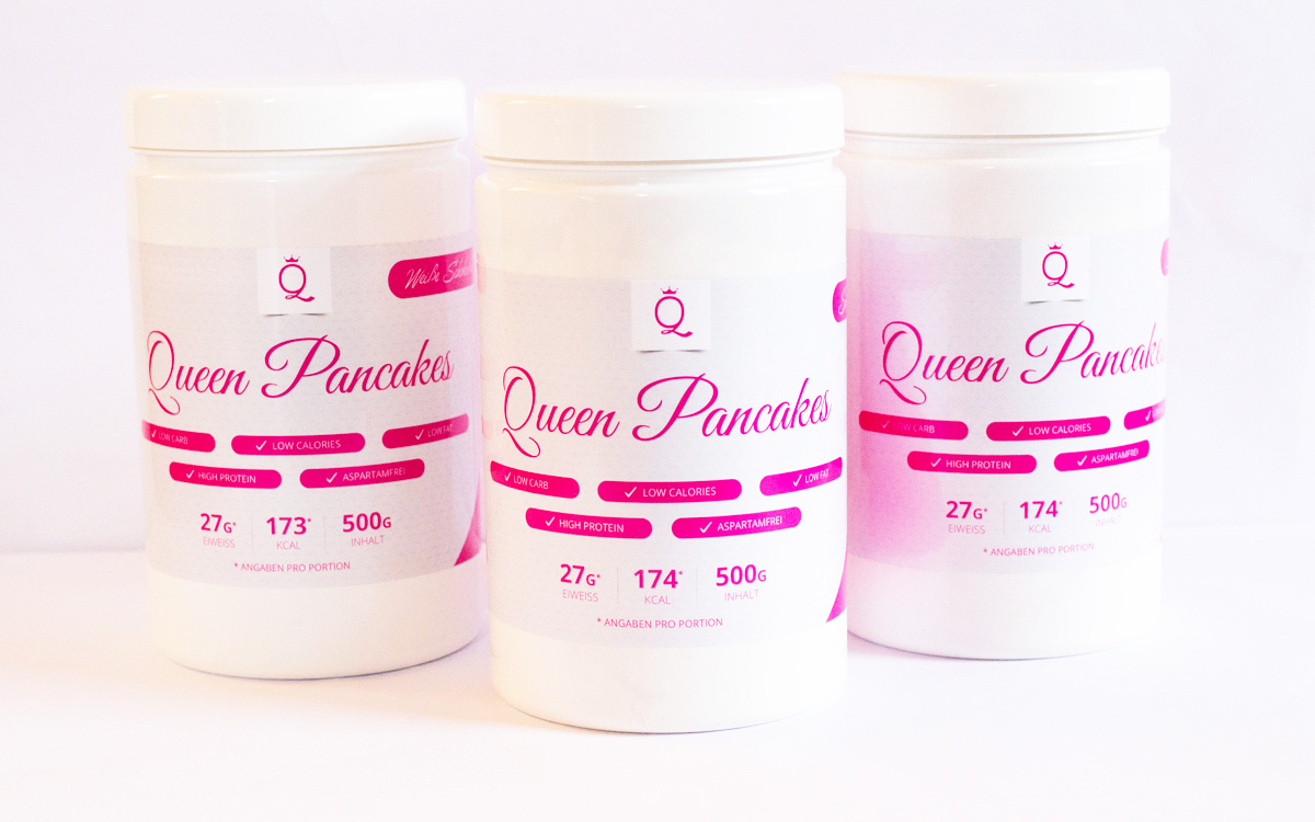 GymQueen Queen Pancakes Sweet Snowball, Snickerdoodle & Weiße Schokolade Pistazie