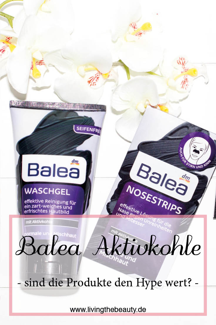 Balea Aktivkohle Nosestrips, Waschgel & Tuchmaske