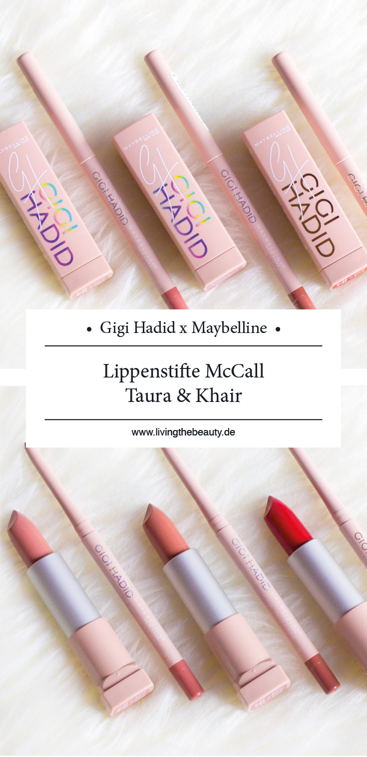 Gigi Hadid x Maybelline Make up Collection - Lippenstift McCall, Taura & Khair