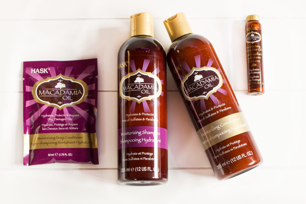 HASK Macadamia Oil Pflegeserie | Shampoo, Conditioner, Deep Conditioner & Hair Oil