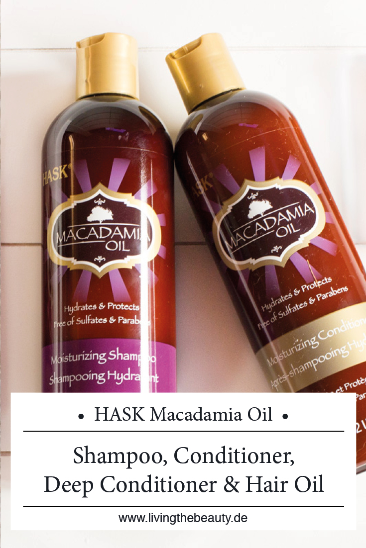 HASK Macadamia Oil Pflegeserie | Shampoo, Conditioner, Deep Conditioner & Hair Oil