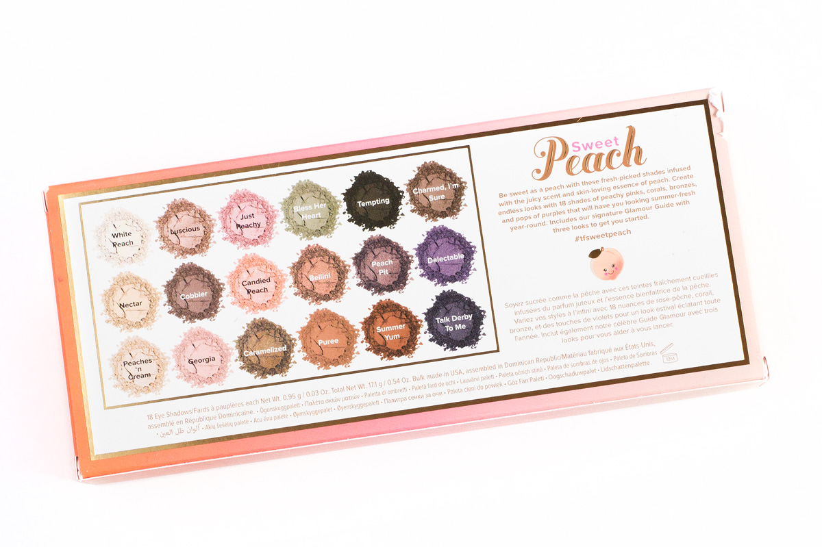 Too Faced Sweet Peach Eyeshadow Palette Too Faced Sweet Peach Eyeshadow Palette