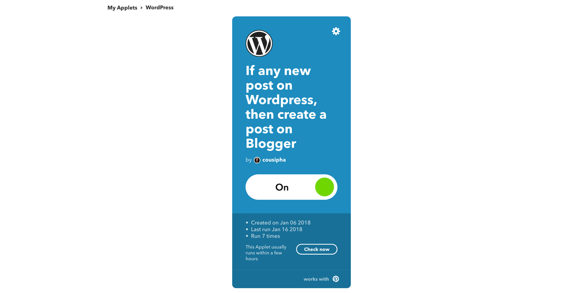 So teilst du deine Blogposts nach dem Umzug zu WordPress weiterhin bei Blogger/Blogspot So teilst du deine Blogposts nach dem Umzug zu WordPress weiterhin bei Blogger/Blogspot