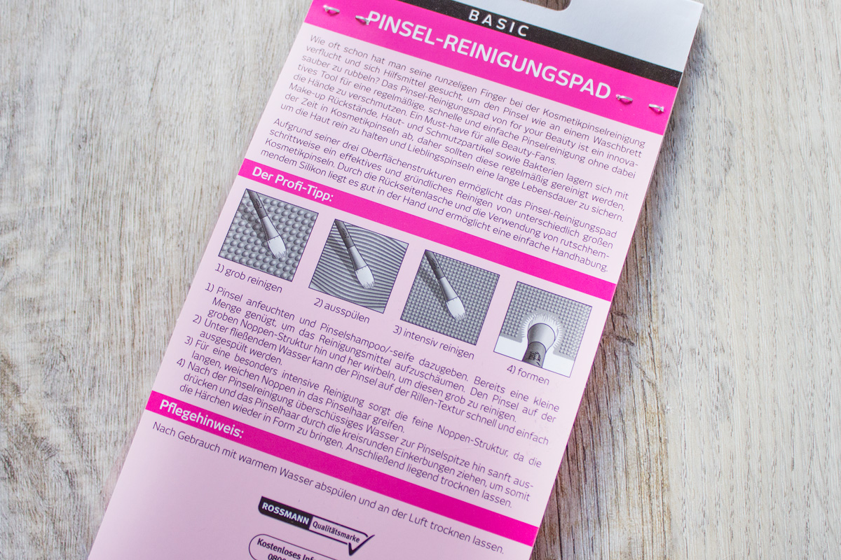 Für effektivere Pinselreinigung: Das for your Beauty Pinsel-Reinigungspad Für effektivere Pinselreinigung: Das for your Beauty Pinsel-Reinigungspad