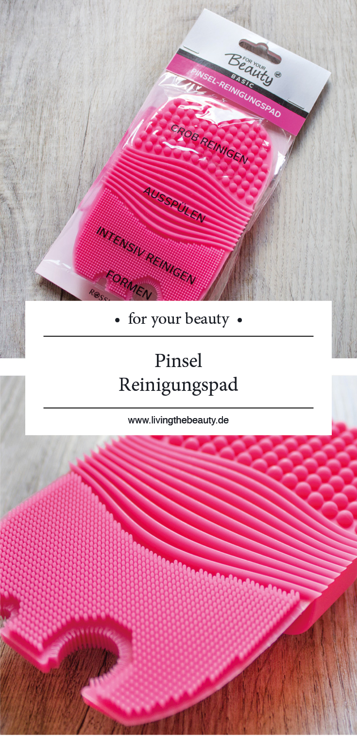 Für effektivere Pinselreinigung: Das for your Beauty Pinsel-Reinigungspad