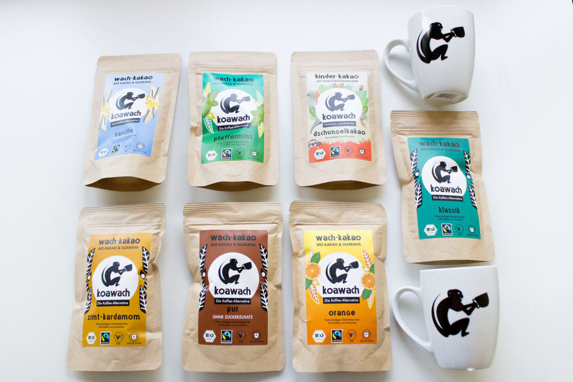 Koawach - leckere Bio & Fairtrade Kakaos mit Guarana