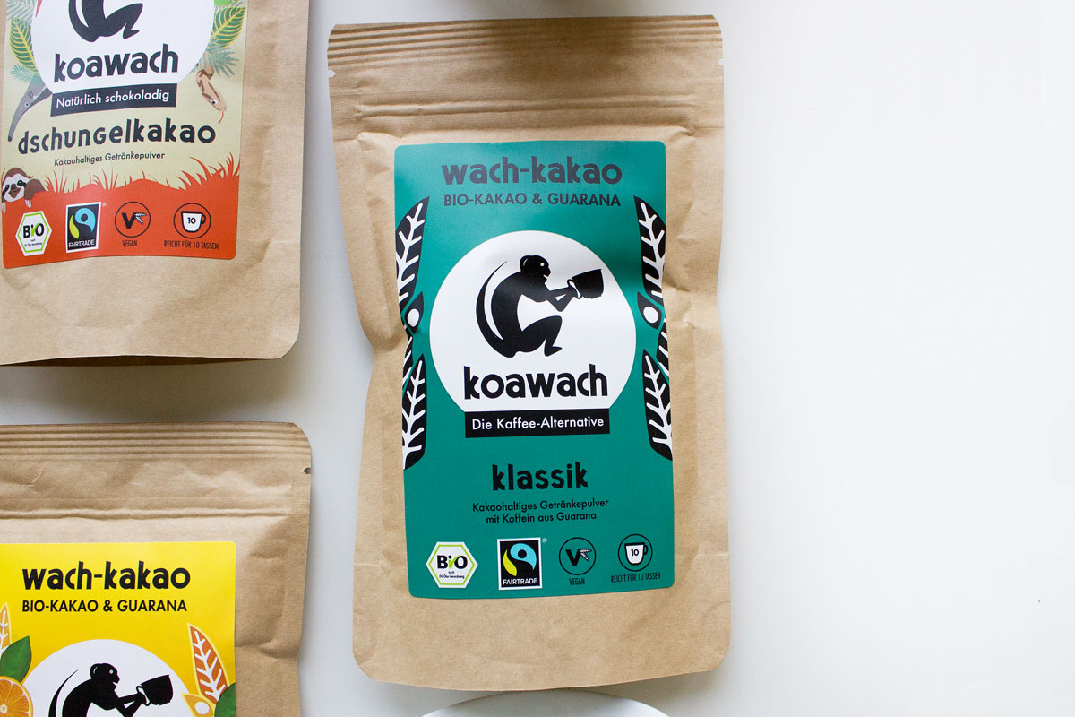 Koawach - leckere Bio & Fairtrade Kakaos mit Guarana Koawach - leckere Bio & Fairtrade Kakaos mit Guarana