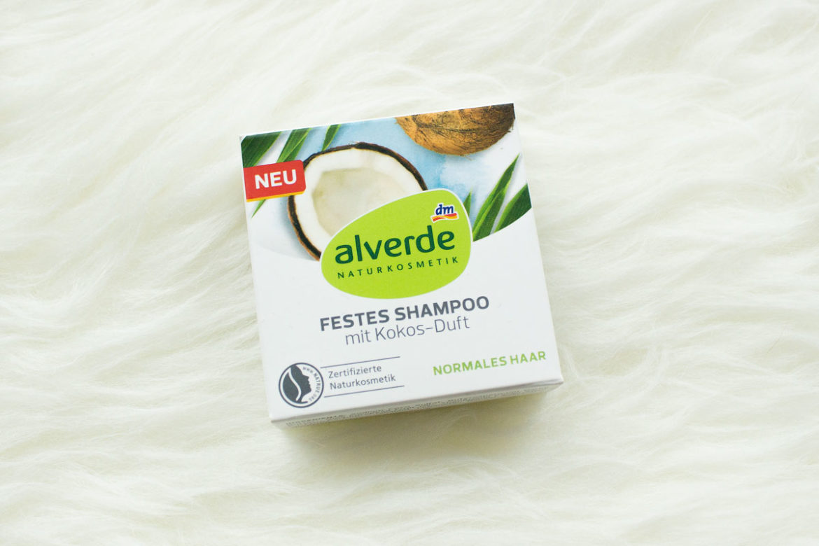 alverde festes Shampoo mit Kokosduft
