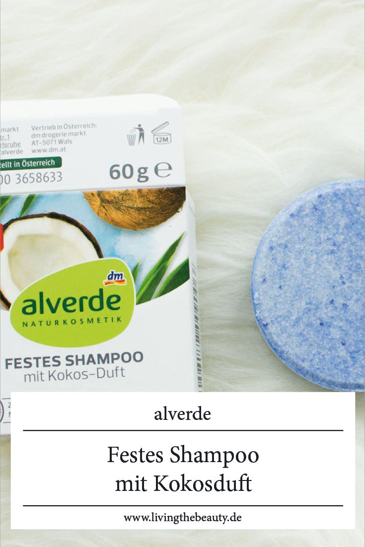 alverde festes Shampoo mit Kokosduft