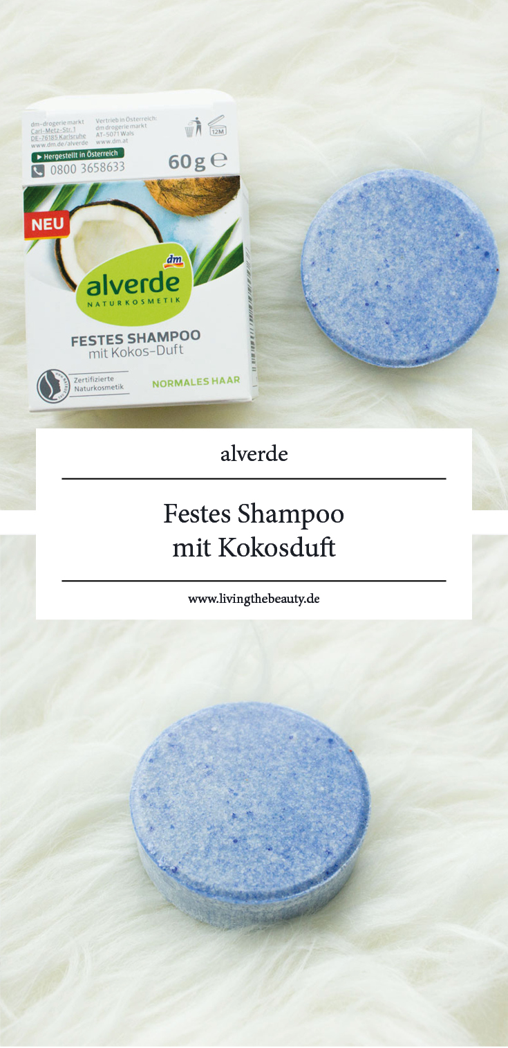 alverde festes Shampoo mit Kokosduft