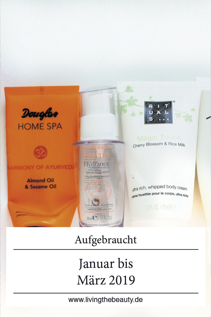 Aufgebraucht - Januar bis März 2019
