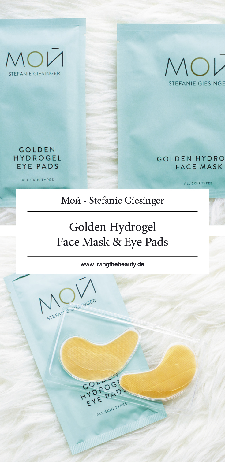 Мой by Stefanie Giesinger Golden Hydrogel Face Maske & Eye Pads