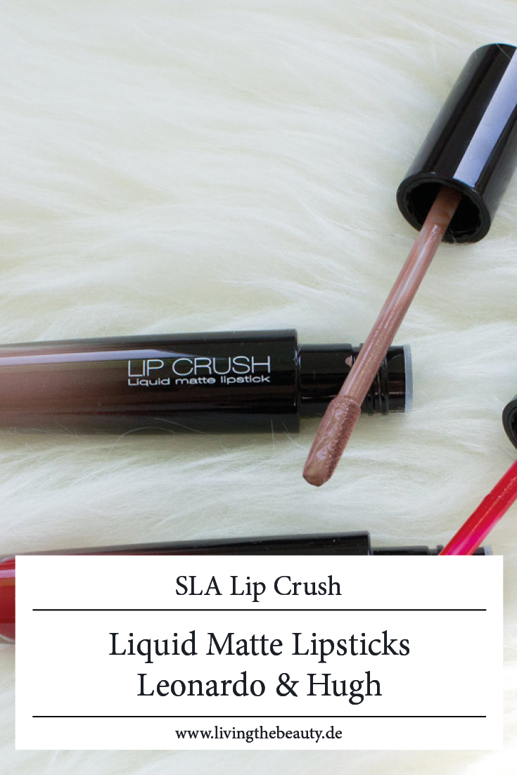 SLA Lip Crush Liquid Matte Lipsticks "Leonardo" & "Hugh"