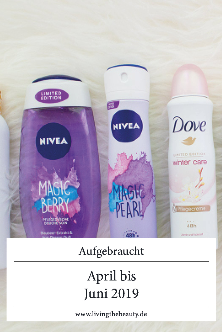 Aufgebraucht - April bis Juni 2019