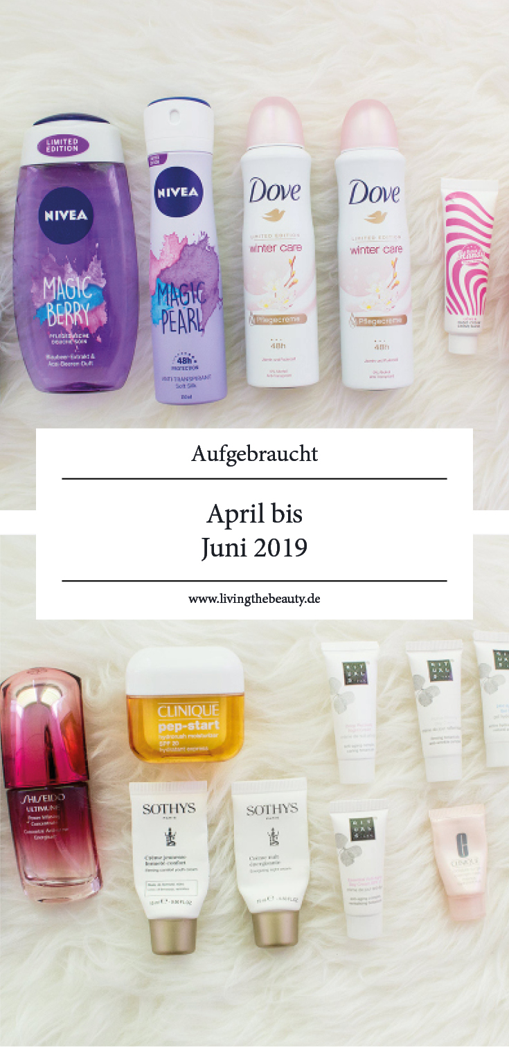 Aufgebraucht - April bis Juni 2019