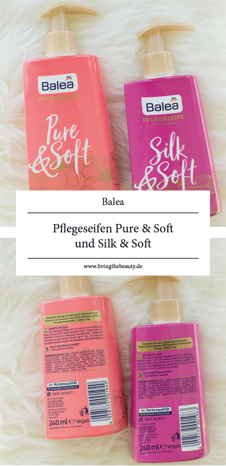 Balea Seifen Pure & Soft und Silk & Soft
