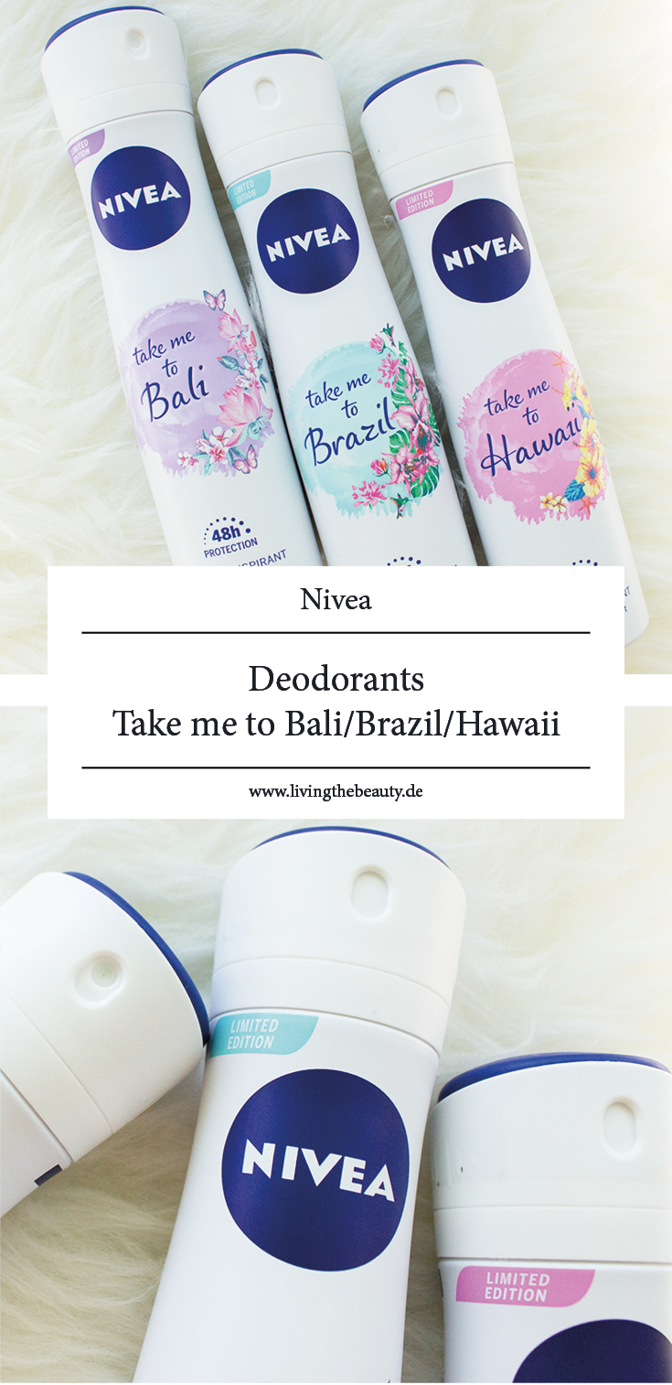 Nivea Deodorants Take me to Bali, Take me to Brazil & Take me to Hawaii