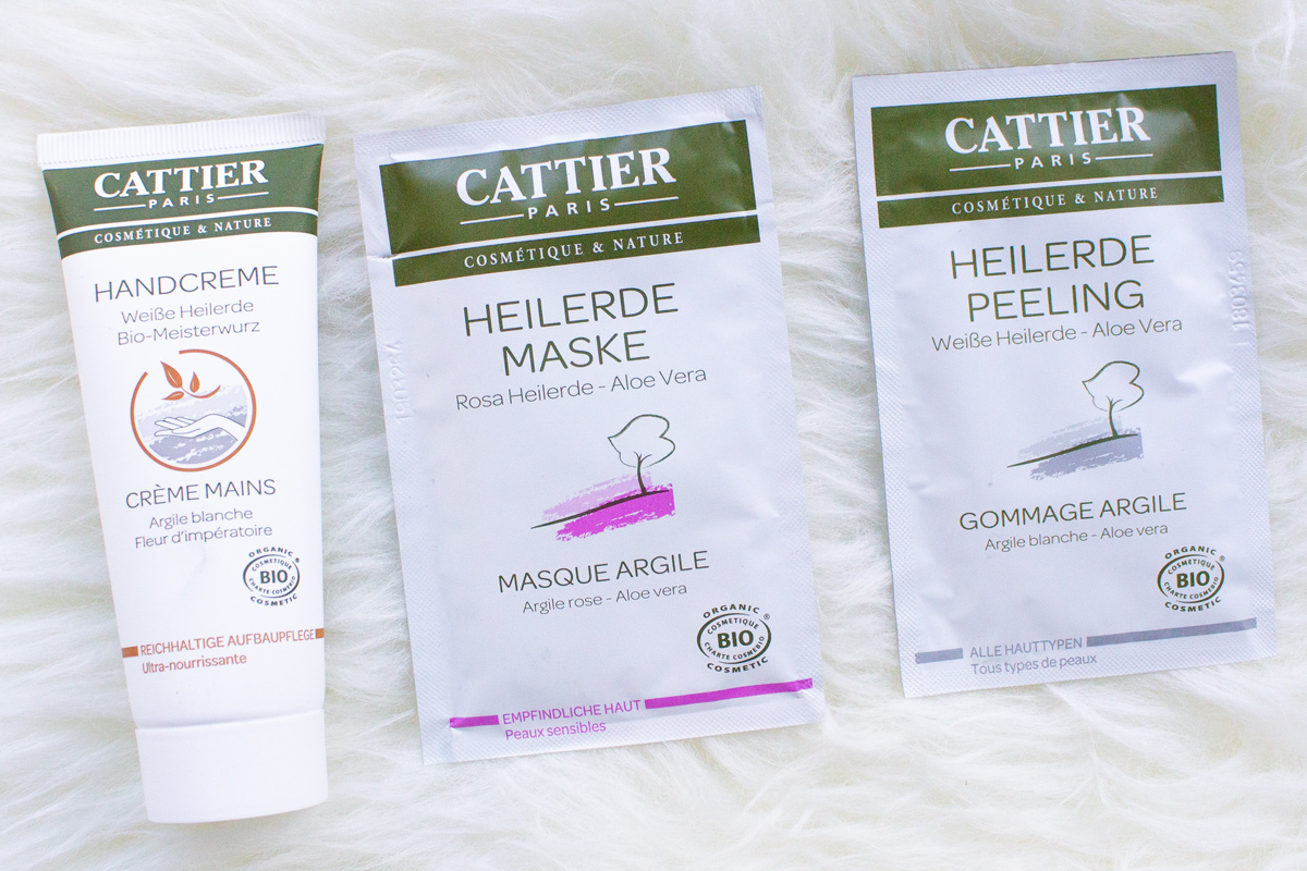 Cattier Heilerde Handcreme, Heilerde Maske & Heilerde Peeling