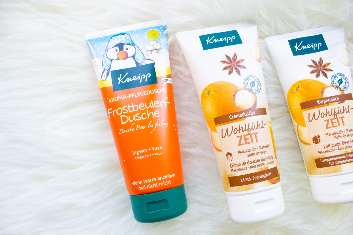 Kneipp Frostbeulen Dusche, Wohlfühlzeit Bodylotion, Duschcreme & Handcreme