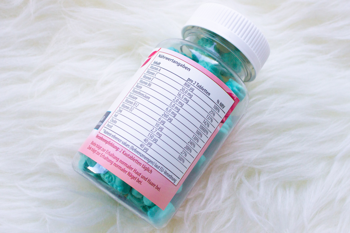BeautyHairBunny - Vegane Gummies für Haare, Haut & Nägel